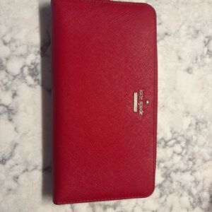 Kate Spade Vibrant Red Clutch